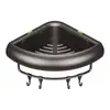 Cesta Triangular con Ventosa, Estante de Almacenamiento para Baño Montado en la Pared sin Taladro, Colgador Desmontable para Artículos de Tocador de Baño