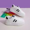 Zapatillas Blancas de Cordones con Suela Gruesa, Novedad Primavera 2026, Versátiles, de Moda, Tendencia, Estilo Coreano Retro, Zapatos Casuales para Mujer