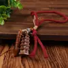 Colgante llavero de madera de azufaifo alcanzada por un rayo con Pagoda Wenchang estilo chino y decoración de pincel, accesorio para bolso y adorno colgante