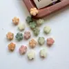 Raíz de Bodhi Rosa Natural Accesorios de Mariposa Joyería Accesorios Asados al Carbón Pulsera DIY Collar Wenwan Pendientes de Cristal Borlas