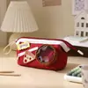 Bolsa de Lápis Cartoon Prática de Grande Capacidade Prêmios para Alunos do Ensino Fundamental Caixa de Material Escolar Infantil Bolsa de Lápis Criativa Fofa para o Jardim de Infância