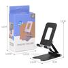 Suporte de Mesa Dobrável de Metal, Suporte Universal Preguiçoso para Celulares e Tablets, Suporte para Transmissão ao Vivo com Logotipo Personalizado