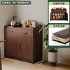 Mueble de té para sala de estar, aparador independiente multicapa para uso doméstico, estante de almacenamiento integrado montado en la pared, estante multifuncional para rincón de café