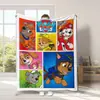 Serie Animada Manta de Franela Amazon Manta de Siesta para Niños Estampado de Paw Patrol Transfronteriza Más Vendida Manta para Todas las Estaciones