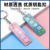 Chaveiro de Texto em Acrílico Joia Personalizada Material DIY Feito à Mão Etiqueta de Texto Dupla Face Acessório para Mochila Pingente