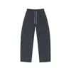 Calças impermeáveis personalizadas/outono e inverno masculinas, estilosas, para atividades ao ar livre, largas, de perna reta, para trabalho, grossas, estilo casual