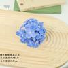 Tacto 3D 18 Piezas Cabeza de Hortensia Flor Artificial Hidratante Decoración Mesa de Comedor Mesa de Café Pieza de Decoración de Ramo Falso Grande Elegante