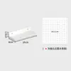 Accesorios para panel perforado ganchos decorativos estante de almacenamiento de agujero redondo organizador de escritorio de montaje en pared pegatinas magnéticas