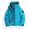 Chaqueta Trabajo Personalizado Logo Impreso Ropa de Trabajo Exterior Montañismo Senderismo Tres en Uno Chaqueta de Terciopelo Australiano Bordar