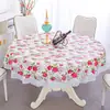 Nova Toalha de Mesa Redonda Grande Impermeável e à Prova de Óleo Sem Lavagem Toalha de Mesa Redonda para Casa e Restaurante Toalha de Mesa Redonda Especial Toalha de Mesa