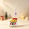 Colgante de Mochila Navideño Lindo Muñeco de Papá Noel Juguete de Peluche Regalo Venta al por Mayor Llavero de Dibujos Animados Adorno