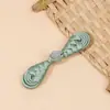 Cheongsam Hebilla de Pipa con Perlas de Jade Nuevo Estilo Chino Botones Hechos a Mano de la Dinastía Han Traje Tang Ropa para Niños Caja de Regalo con Ramo Botones Decorativos