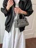 Bolso de mano con patrón de lichi, bolso cruzado simple y elegante, nuevo modelo otoño 2026, diseño retro de nicho, bolso de hombro para el día a día