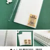 Nuevo cuaderno de 26 agujeros 20 agujeros varilla de bombeo de PP libro de cambio de página de hojas sueltas rejilla desmontable nota para bolígrafo A5B5 libro de hojas sueltas