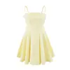 Ropa de Mujer Transfronteriza 2026 Moda Europea y Americana Versátil Casual Simple Algodón Esponjoso Vestido con Tirantes para Mujer H526023