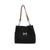 Bolsa de Gran Capacidad para Mujer 2024 Nuevo Moda Primavera Verano Bolso de Hombro Mariposa Terciopelo Estudiante Clase Viajero Bolso Tote