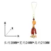 Sonajero Minimalista Estilo Sanación de Cáscara de Fruta DIY Colgante para Coche, Encanto para Bolso, Semillas que Cumplen Deseos, Popular en Zonas Turísticas