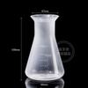 Matraz de boca ancha de plástico 50 100 250 ml500ml1000ml2000 matraz triangular matraz cónico matraz de PP