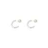 Aretes de Perla con un Toque de Lujo, Aretes Minimalistas Europeos y Americanos para Mujer, Aretes de Doble Uso de Nicho de Alta Gama para Socialité