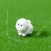Micro Paisaje Lindos Cachorros Poodle Shih Tzu Figuras Adornos DIY Accesorios para Colgar Mini Adornos de Escritorio