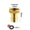 Conexão de Rosca de Cobre para Banheiro Jingchi 1/2 Polegada Conector de Rosca Interna e Externa Acessórios para Máquina de Lavar Roupa Torneira Conector Universal Ferramentas de Hidráulica