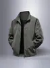 Chaqueta Deportiva para Hombre Primavera y Otoño 2025 Nuevo Estilo Cuello Vertical Top Abrigo para Montar Correr Corto Chaqueta Casual para Exteriores