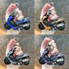 Creativo Celebridad de Internet Mini Motocicleta Harley de Fricción Llavero Colgante Exquisito Llavero de Coche Regalo Venta al por Mayor