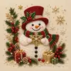 Pintura de Diamante Pérola 5D Tema de Natal DIY Desenho Animado Papai Noel Árvore de Natal Kit de Pintura Decorativa Atacado