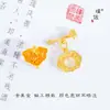Accesorios de bricolaje de oro arena esmerilado con fuerte retención de color Ruyi Flor de seis pétalos Hebilla OT Hebilla de cierre Pulsera Collar Accesorios Mujeres