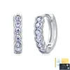 Brincos de Prata S925 Micro-Incustados com Moissanita de Venda Quente Transfronteiriça, Ear Cuffs de Luxo Nicho, Cool e Estilosos, Brincos Versáteis para o Dia a Dia Atacado