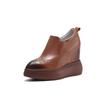 Zapatos de Vestir de Estilo Nuevo para Primavera 2026 que Aumentan la Altura, Adelgazantes, Estilo Británico, Modernos, Versátiles, Punta Fina, Suela Gruesa, Mocasines sin Cordones