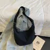 Bolsa de Lona Informal Sencilla Tipo Bollo para Mujer, Bolso de Hombro Cruzado Ligero y Versátil, Bolsa Grande de Capacidad para el Trabajo, Nuevo Modelo 2026
