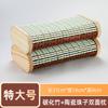Almohada de Bambú Mahjong Hueca Almohada Refrescante de Verano Transpirable Tejida a Mano de Estilo Antiguo con Textura de Bambú Almohada de Bambú de Verano para Sauna