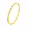 Pulsera de acero inoxidable de lujo ligero bestseller transfronteriza con incrustación de circonita en forma de diamante, accesorio de mano de moda, joyería del mismo estilo, venta al por mayor directa de fábrica