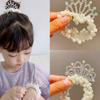 Accesorios para el cabello para niñas, coronas de perlas, anillos para el cabello, bolas de princesa, cuerda para el cabello, tocados para niñas, linda cuerda para el cabello, banda de goma para niñas