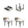 Mesa Plegable, Mesa de Comedor para Uso en el Hogar, Mesa de Comedor para Apartamentos Pequeños, Mesa Especial para Jugar Cartas, Mesa de Barbacoa, Mesa Pequeña para Montar Puestos