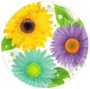Mm147 Flores de Primavera Girasol Mariposa Vajilla de Cumpleaños para 8 Personas Juego de 4 Piezas Plato de Papel Vaso de Papel