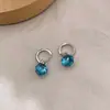 Brincos Minimalistas Únicos e Sofisticados com um Toque de Luxo Leve, Exquisitos e Compactos, Versáteis Brincos de Clipe e Tarraxas com Strass Simples e Modernos