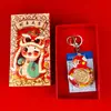 Llavero Moneda Conmemorativa del Año del Serpiente 2025 Bolsillo para Ganar Dinero Hora de Hacer Fortuna Bolso Hourou Colgante para Coche Regalo