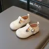 Zapatos de Cuero para Bebé Niña Primavera y Otoño 1-3 Años Mary Jane Suela Suave Antideslizantes Zapatos de Cuero para Niños Niñas