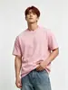 Camiseta de Manga Curta para Homem, Camiseta de Algodão Puro de Verão para Homem, Top Masculino, Manga Meia-Manga, Gola Redonda Branca