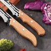 Cuchillo de Cocina Forjado de Acero Inoxidable para Cortar Carne, Cuchillo de Carnicero Afilado para Huesos, Cuchillo para Sacrificar Cerdos y Cortar Huesos, Cuchillo para Exteriores