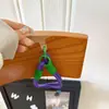 Estilo Ins Color Claro Todo Fósforo Colgante para Funda de Teléfono Móvil Cuerda Corta para Mano Colgante de Correa Tejida Duradera Cadena para Bolso de Llaves Universal