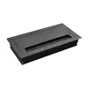 Caja pasacables para escritorio de oficina, cubierta de orificio para cables multifunción para escritorio de computadora, amortiguador cuadrado con cepillo, cubierta decorativa