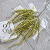 Venda direta da fábrica folha de samambaia de pesca planta verde real planta de pátio de casa parede de planta decoração conjunto de flores para casamento planta verde artificial