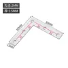 Cantoneira de Aço Inoxidável em L de 90 Graus Fixações de Ângulo Reto Suporte Triangular Reforçado Conector de Suporte Chapa de Ferro Gabinete