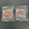 1g Lantejou Coração Pêssego 3mm Patch para Nail Art Contas DIY Lama de Cristal Cola Slime Preenchedor