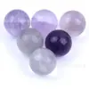 Atacado de fábrica pedra semipreciosa natural bola de cristal cor cristal de energia pedra de cristal contas de vidro para óleo essencial