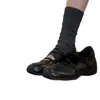 2026 Nuevos Zapatos Mary Jane Retro Simples con Tira Cruzada de Suela Gruesa para Mujer, Bailarinas Planas Versátiles de Punta Redonda
