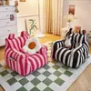 Sofá Infantil, Sofá de Peluche para Bebé, Sofá Lindo de Gato en Color Dopamina, Sofá para Mascotas, Sofá Perezoso, Puf